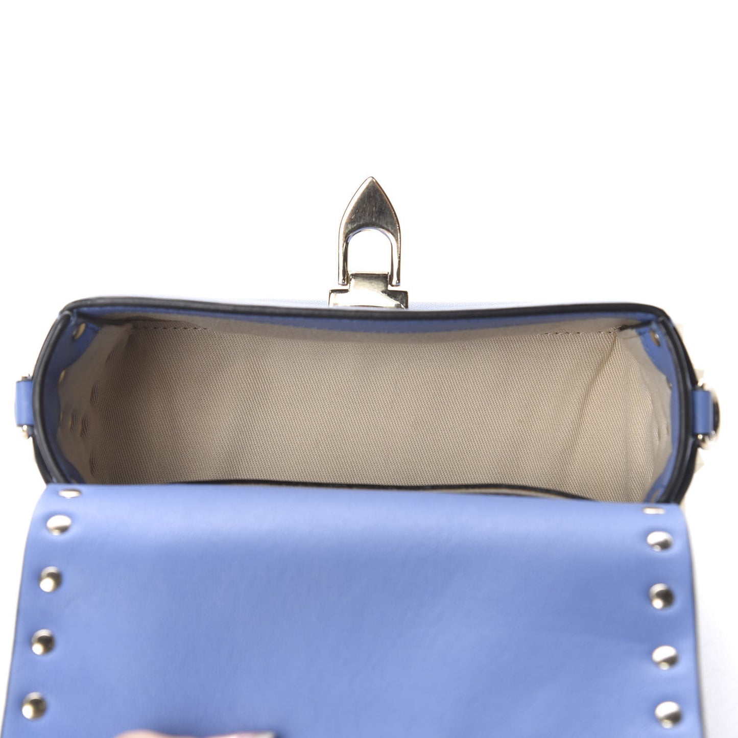 Vitello Mini Rockstud Crossbody Bag Angel