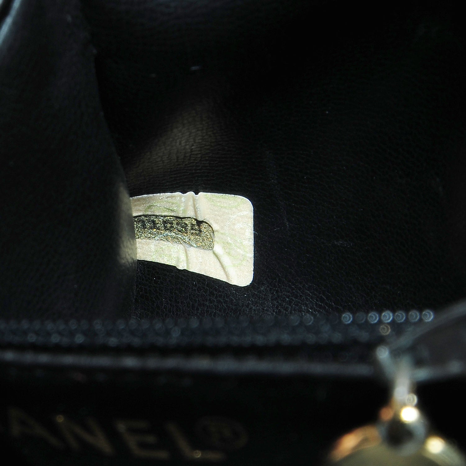 Chanel Lambskin Quilted Flap Belt Black 8 of 9