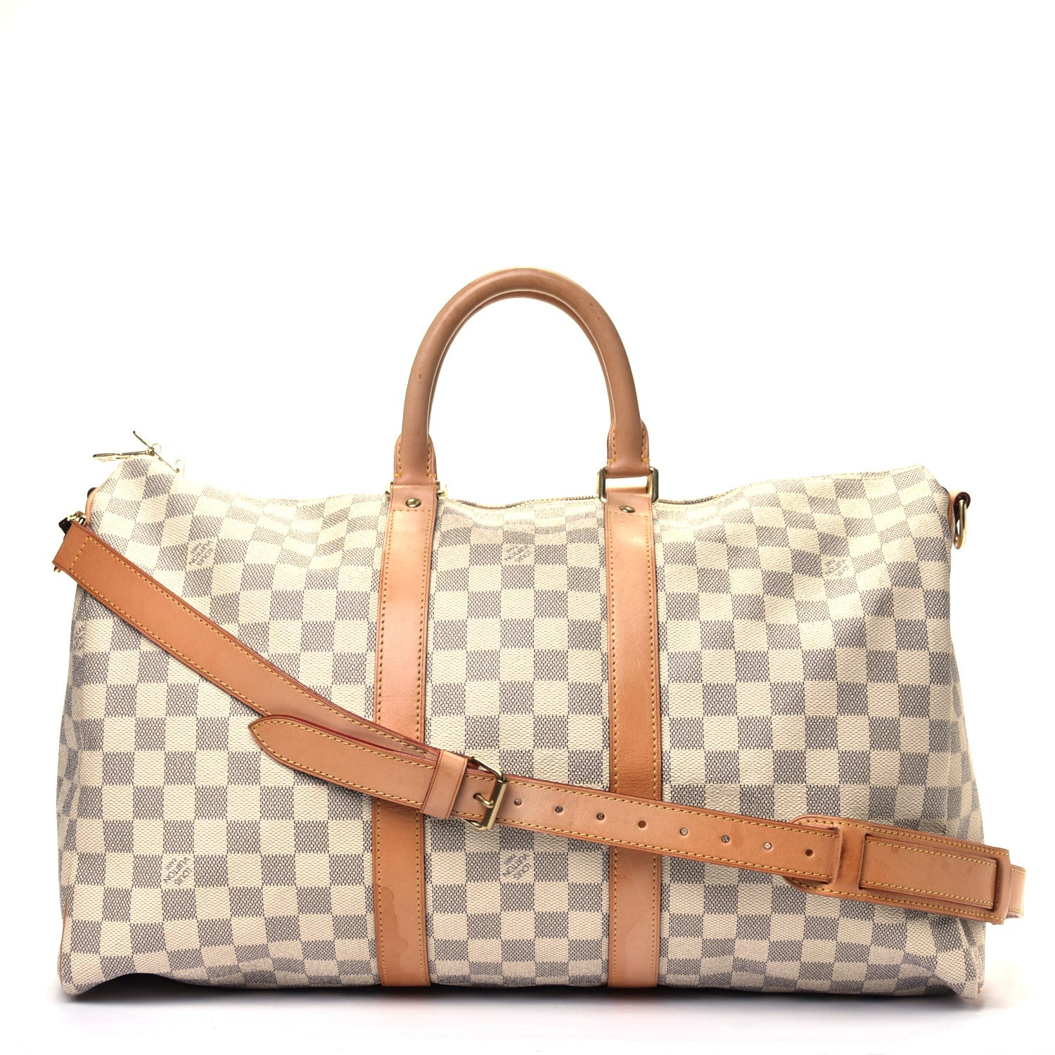 Louis Vuitton Damier Azur Keepall Bandouliere 45 2 of 7