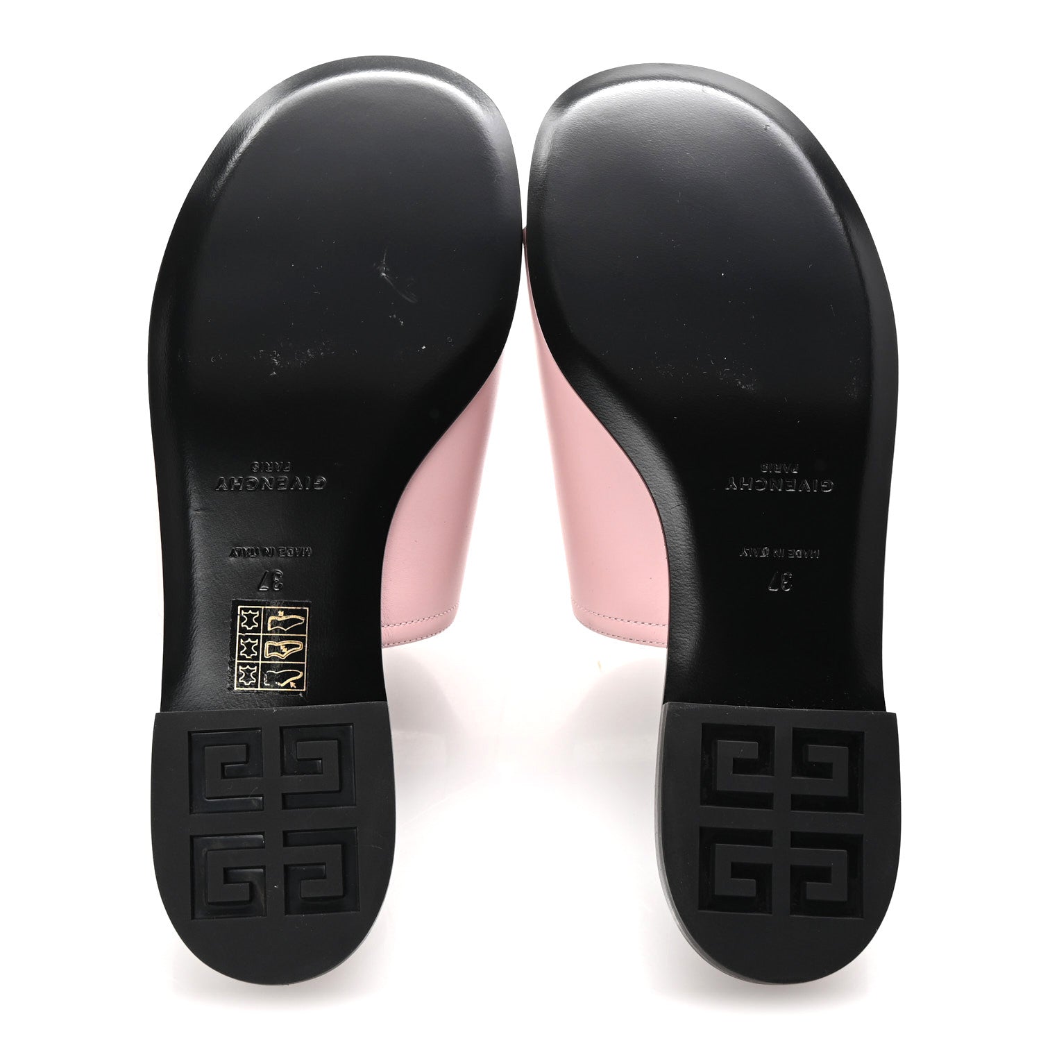Givenchy Lambskin Mesh 4G Sandals 37 Blush Pink 6 of 10
