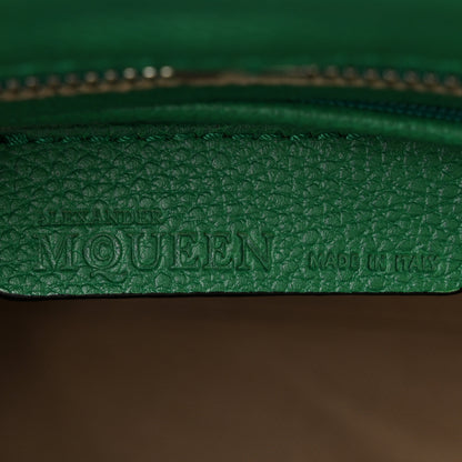 Alexander McQueen Pebbled Calfskin Mini Padlock Tote Green 6 of 10
