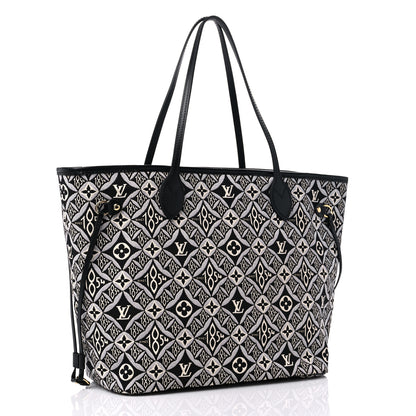 Louis Vuitton Jacquard Since 1854 Neverfull MM Grey 4 of 9