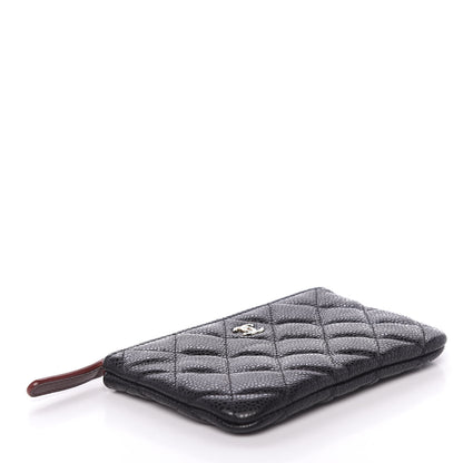 Chanel Caviar Quilted Small Cosmetic Case Black 4 of 11