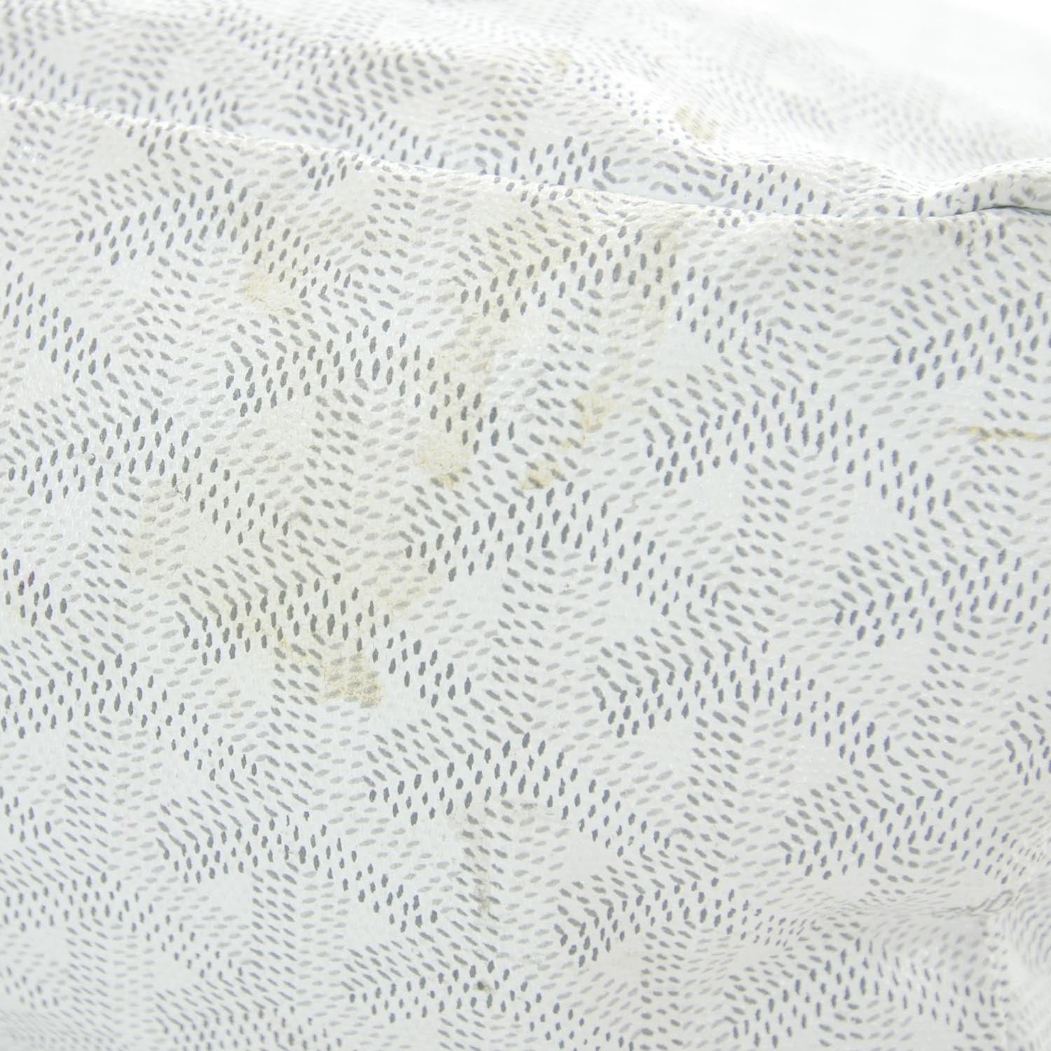 Goyard Goyardine Fidji Zip Hobo White 6 of 11