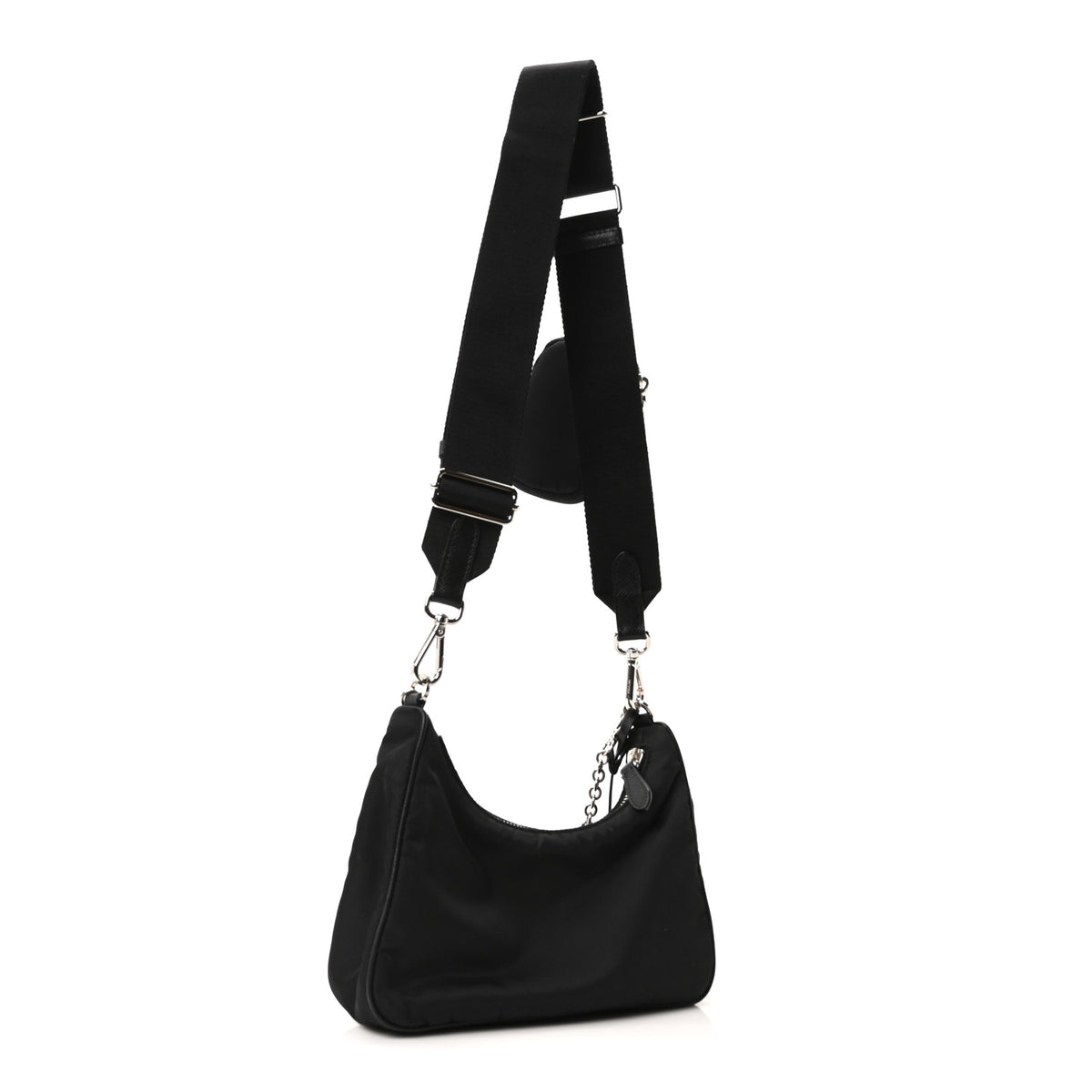 Nylon Re-Edition 2005 Shoulder Bag Black