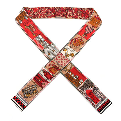 Louis Vuitton Silk Jeu De Louis BB Bandeau Beige 1 of 5