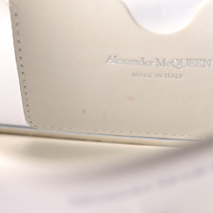 Alexander McQueen Calfskin Polyurethane Mini Jeweled Knuckle Satchel Clear White 10 of 18