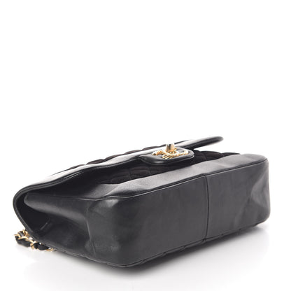 Chanel Metallic Lambskin Velvet Quilted Small Flap Black 4 of 12