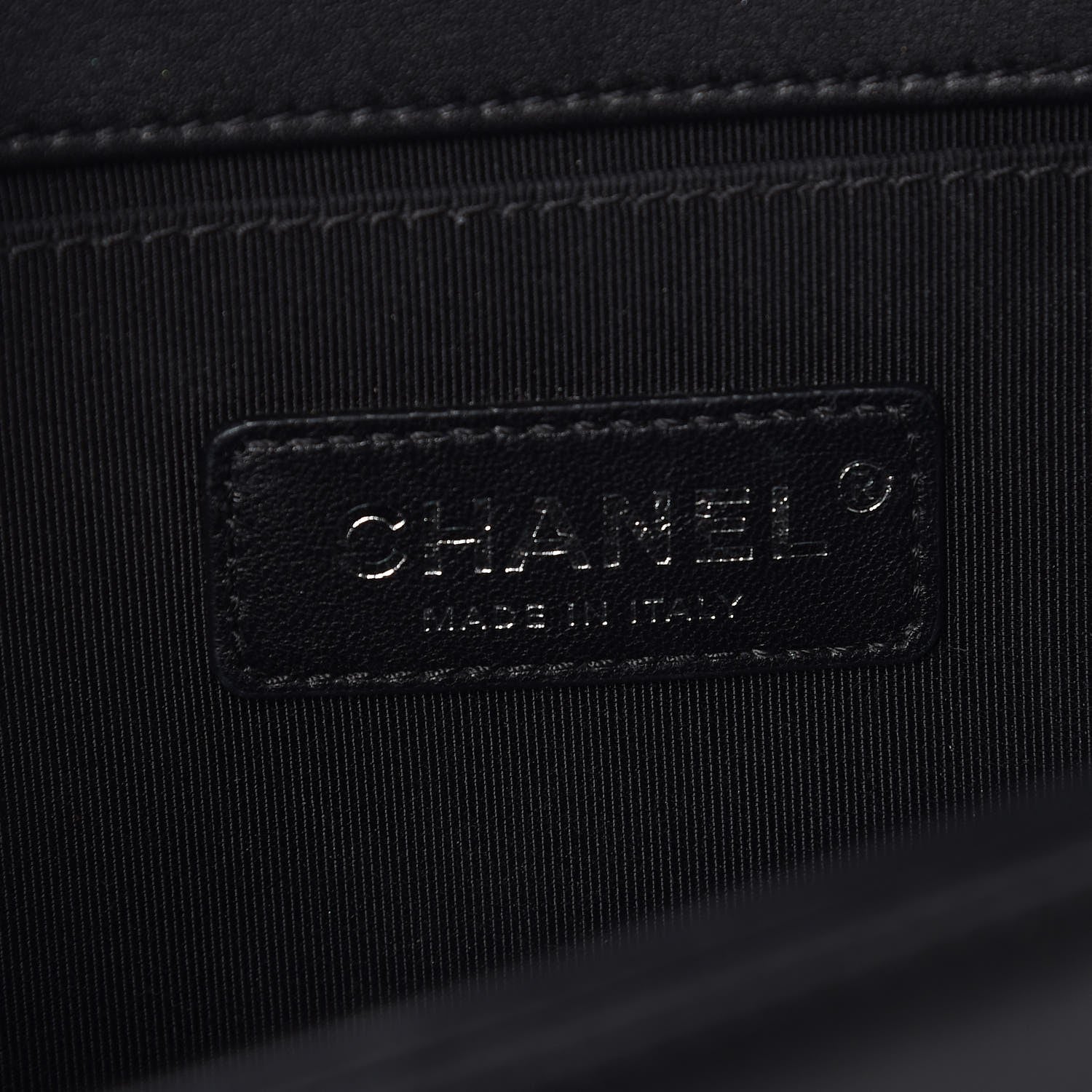 Chanel Calfskin Quilted Medium Boy Flap Black 7 of 9