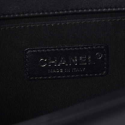 Chanel Calfskin Quilted Medium Boy Flap Black 7 of 9