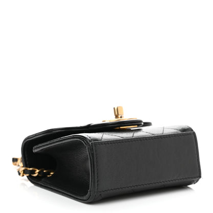Chanel Goatskin Chic Pearls Clutch On Chain Black 4 of 10