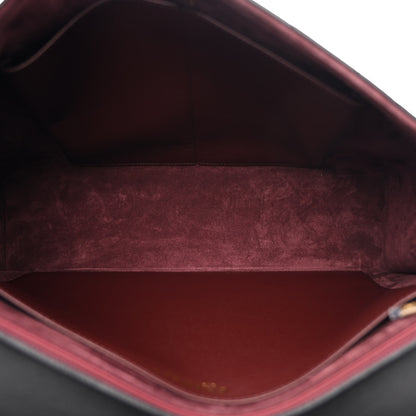 Chanel Calfskin Stitched Maxi Flap Top Handle Black 5 of 10