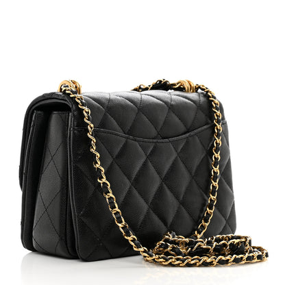 Chanel Caviar Quilted Coco First Flap Black 3 of 11