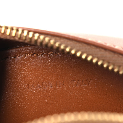 Celine Smooth Calfskin Cuir Small Triomphe Oval Crossbody Purse Tan 7 of 14