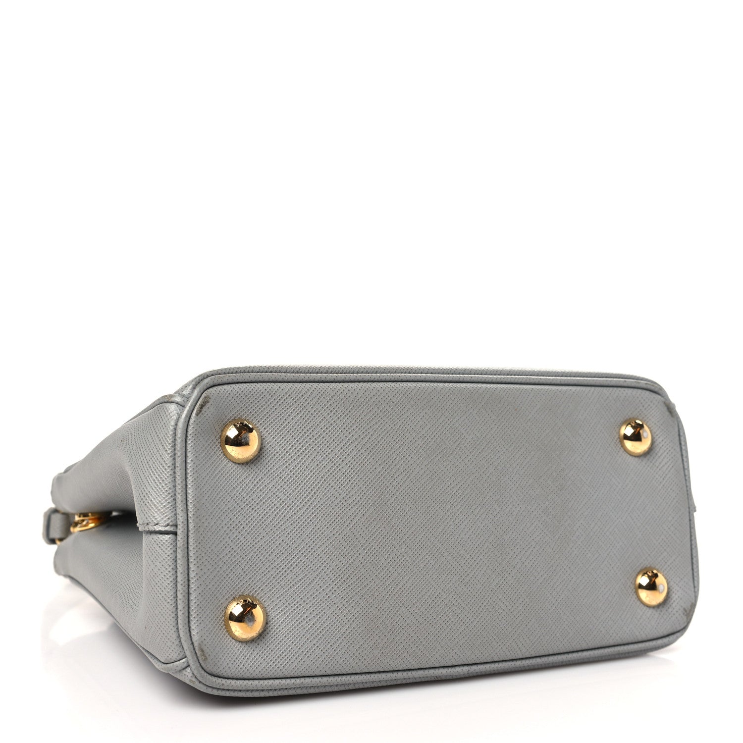 Prada Saffiano Mini Galleria Double Zip Tote Marmo 4 of 12