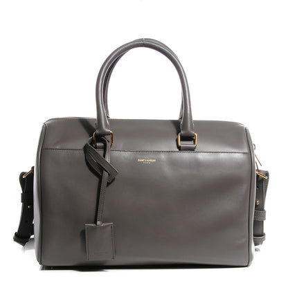 Saint Laurent Calfskin Classic Duffle 6 Earth 1 of 10