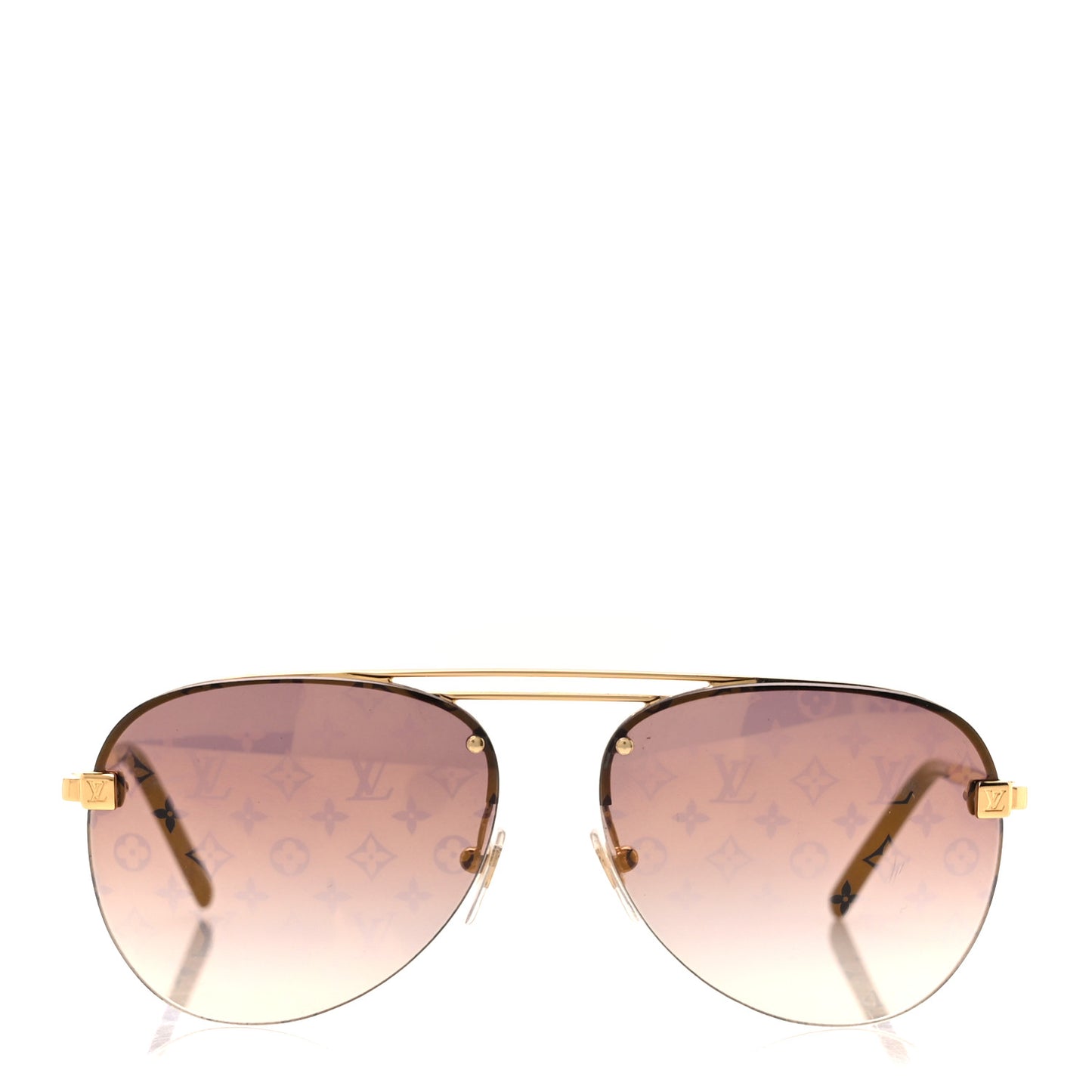 Metal Clockwise Sunglasses Z1020W Gold