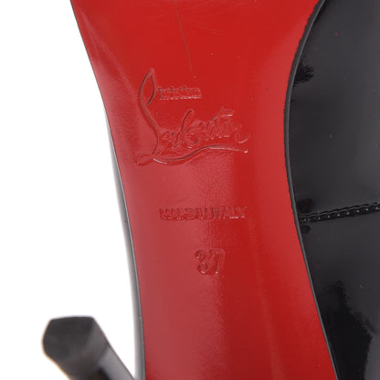 Christian Louboutin Patent Pigalle 120 Pumps 37 Black 8 of 12