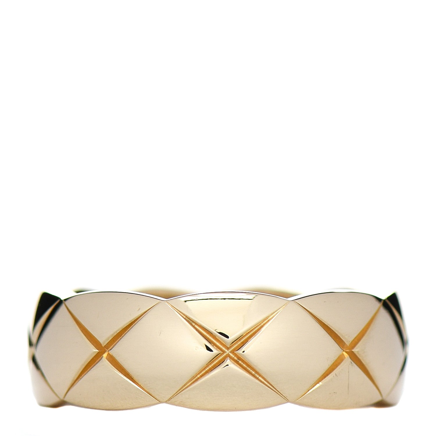 Chanel 18K Yellow Gold Diamond Small Coco Crush Ring 54 7 3 of 6