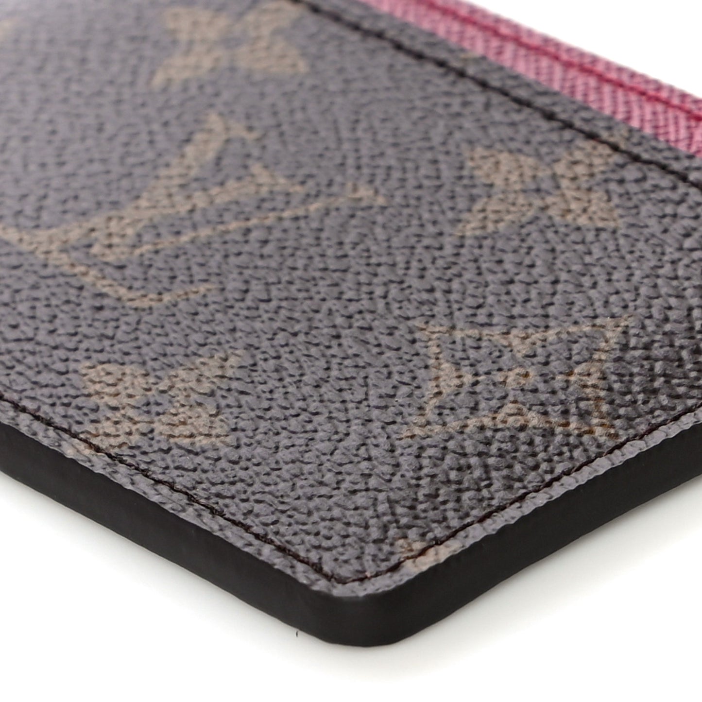 Monogram Card Holder Fuchsia