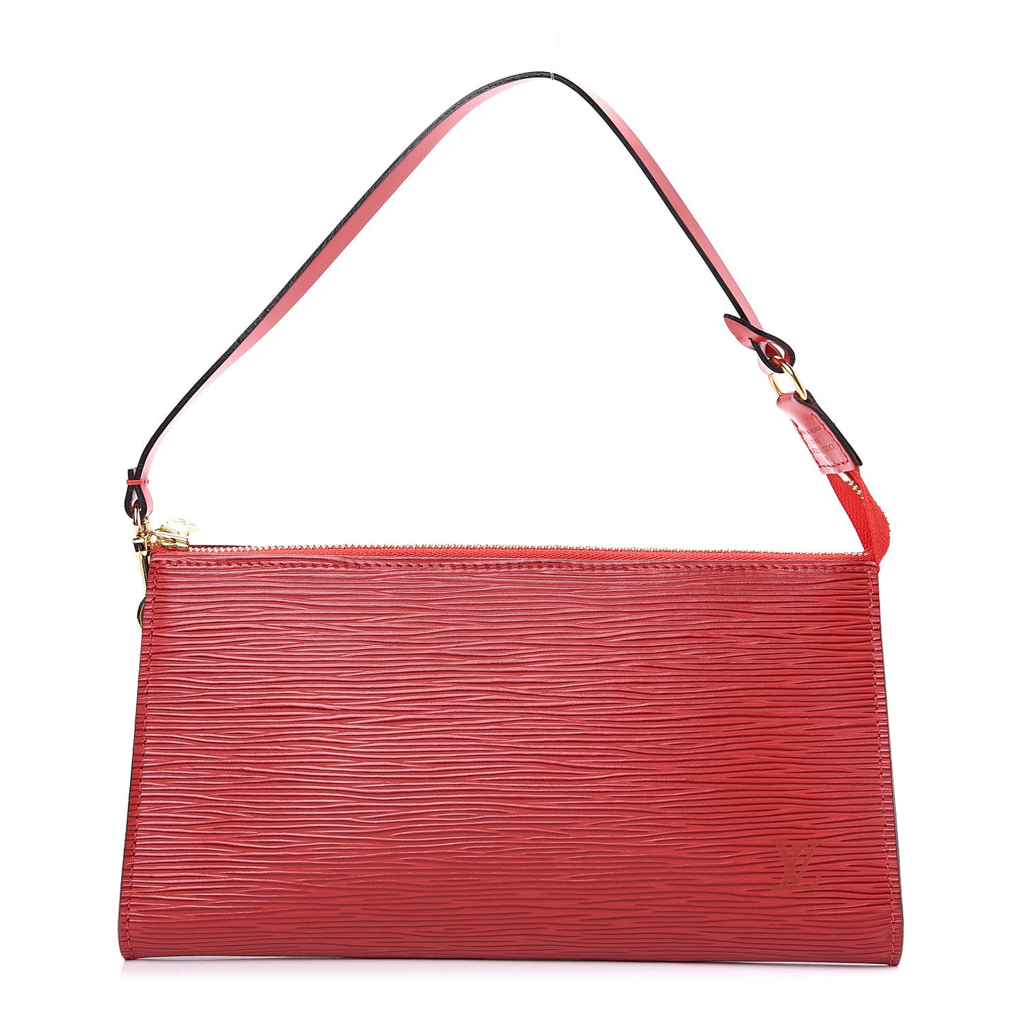 Epi Pochette Accessories 24 Castillan Red