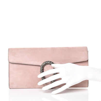 Gucci Suede Dionysus Clutch Blush 2 of 8