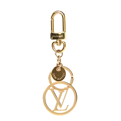 Louis Vuitton LV Circle Bag Charm Key Holder Gold 1 of 4