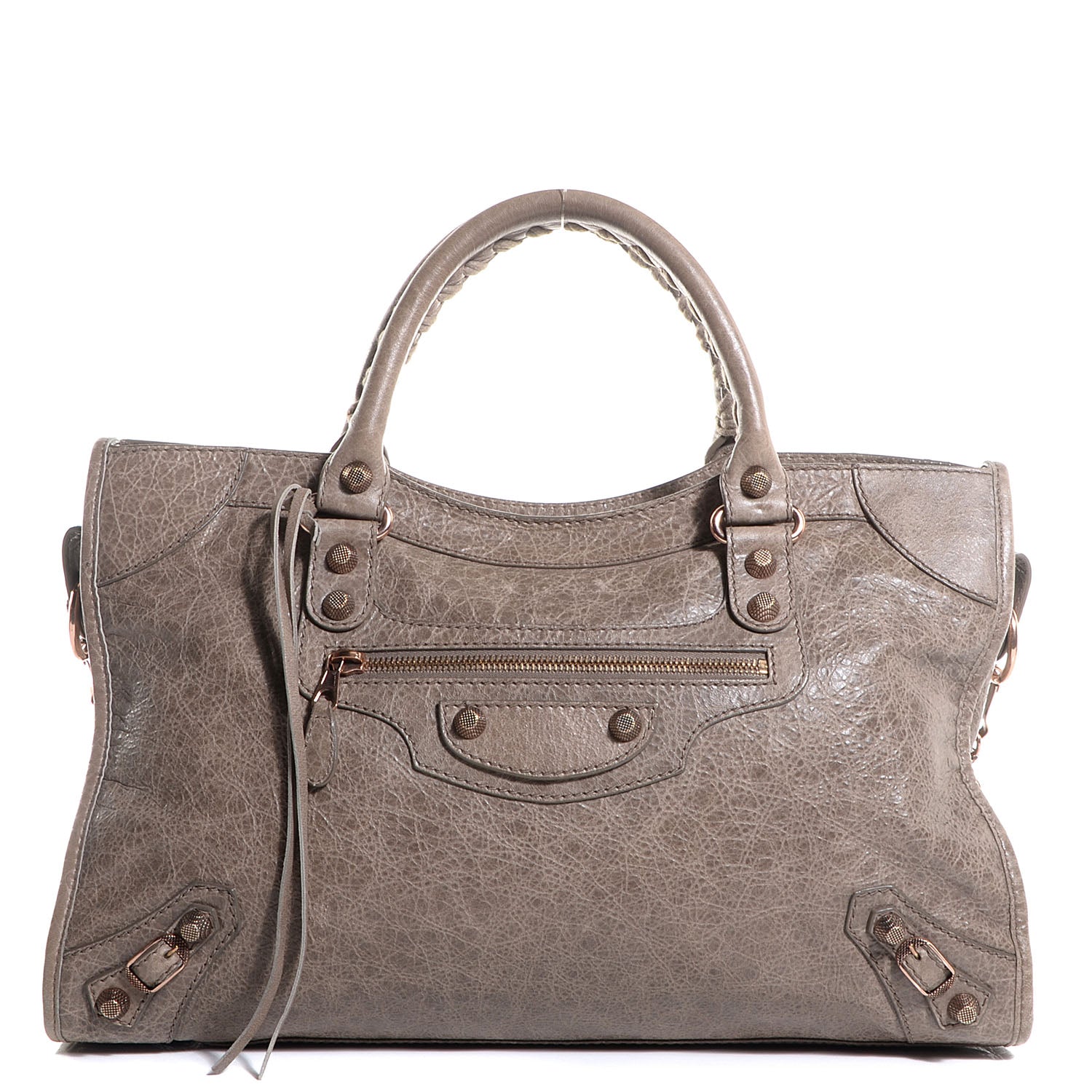 Balenciaga Agneau Giant 12 Rose Gold Hardware City Gris Poivre 1 of 10