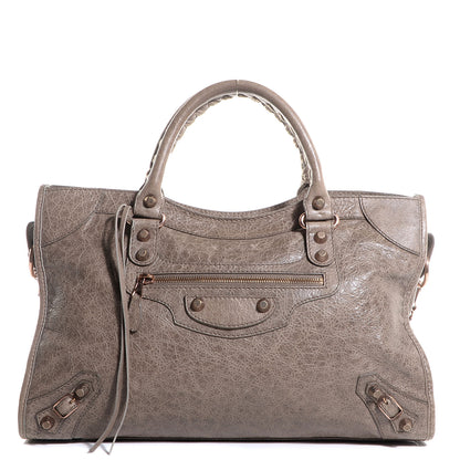 Balenciaga Agneau Giant 12 Rose Gold Hardware City Gris Poivre 1 of 10
