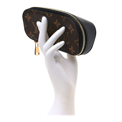 Louis Vuitton Monogram Emilie Zippered Sunglasses Case Black 2 of 5