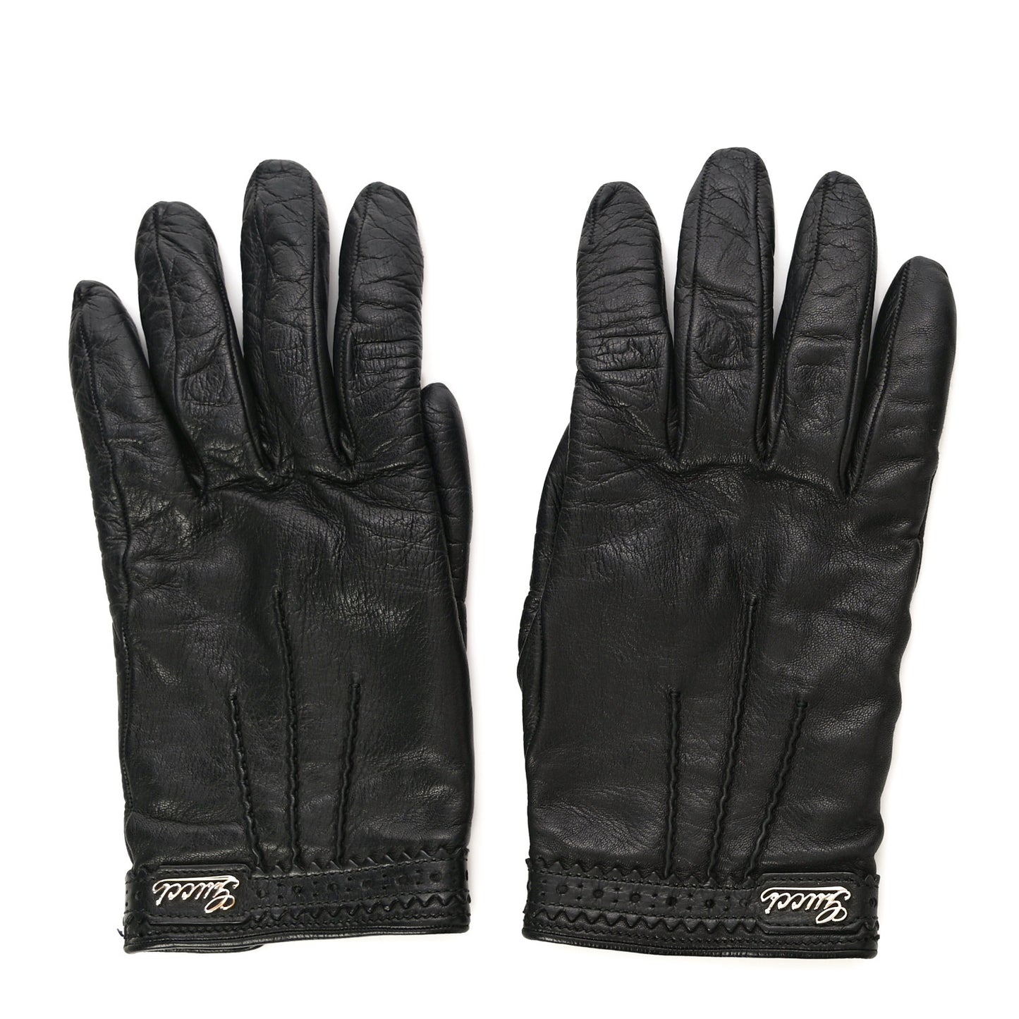 Donna Nappa Gloves 7.5 Black