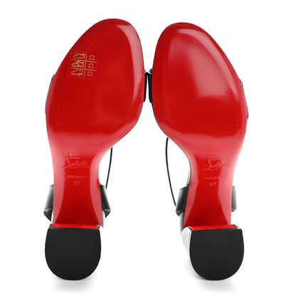 Christian Louboutin Nappa Miss Jane 55 Sandal Pumps 37 Black 5 of 7