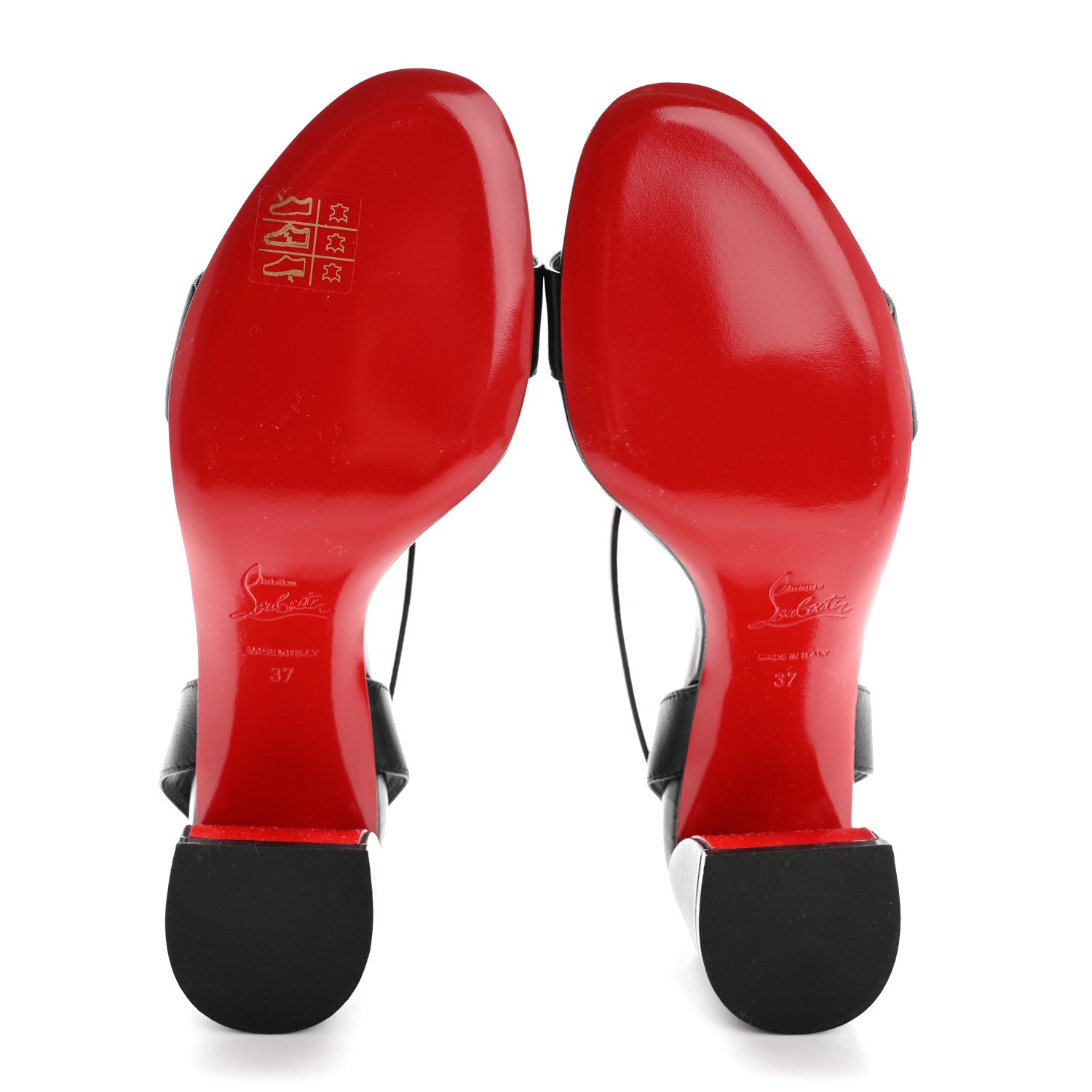 Christian Louboutin Nappa Miss Jane 55 Sandal Pumps 37 Black 5 of 7