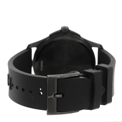 Gucci PVD Stainless Steel Rubber 38mm G-Timeless Angry Cat Quartz Watch Black 3 of 5