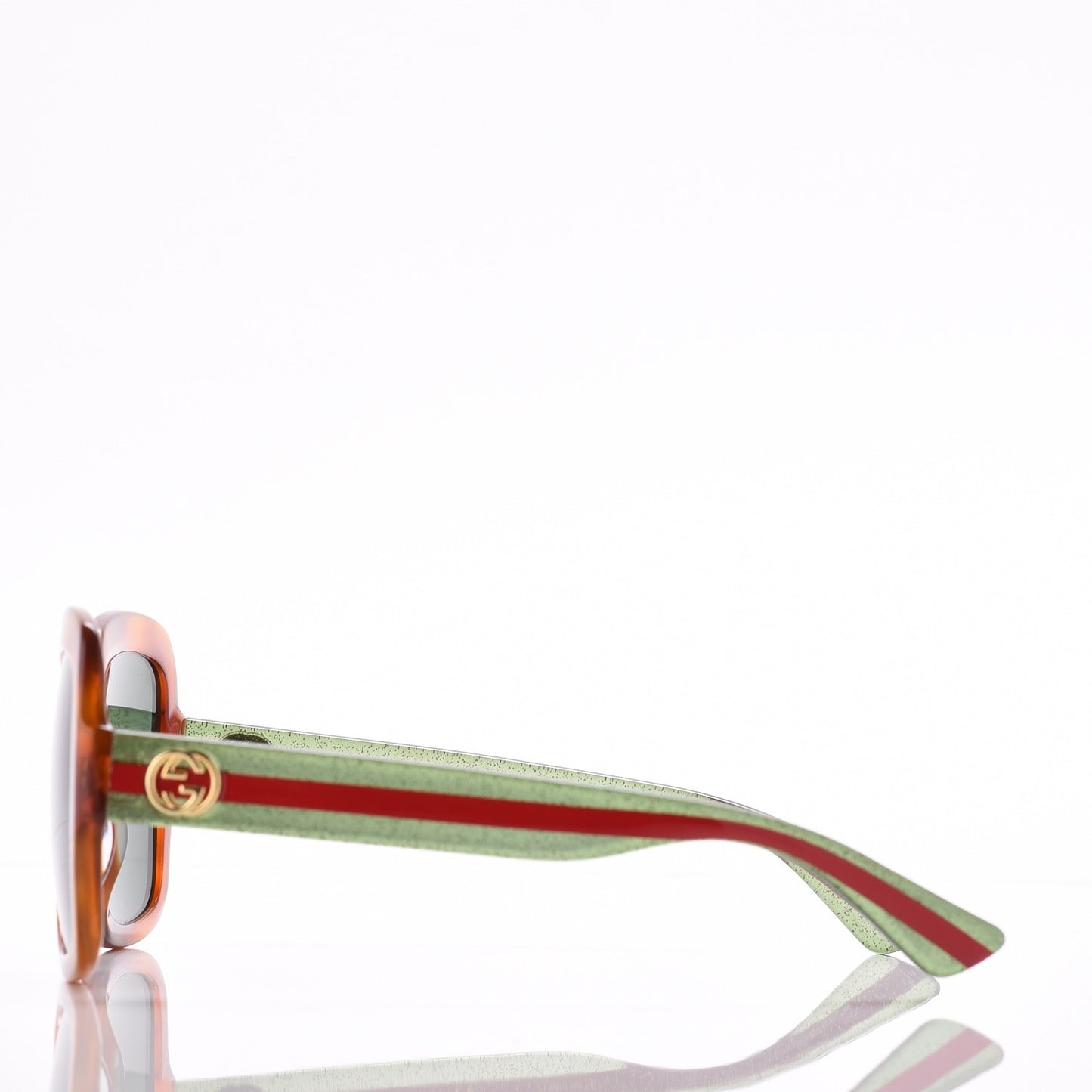 Oversize Square Web GG 0036S Havana