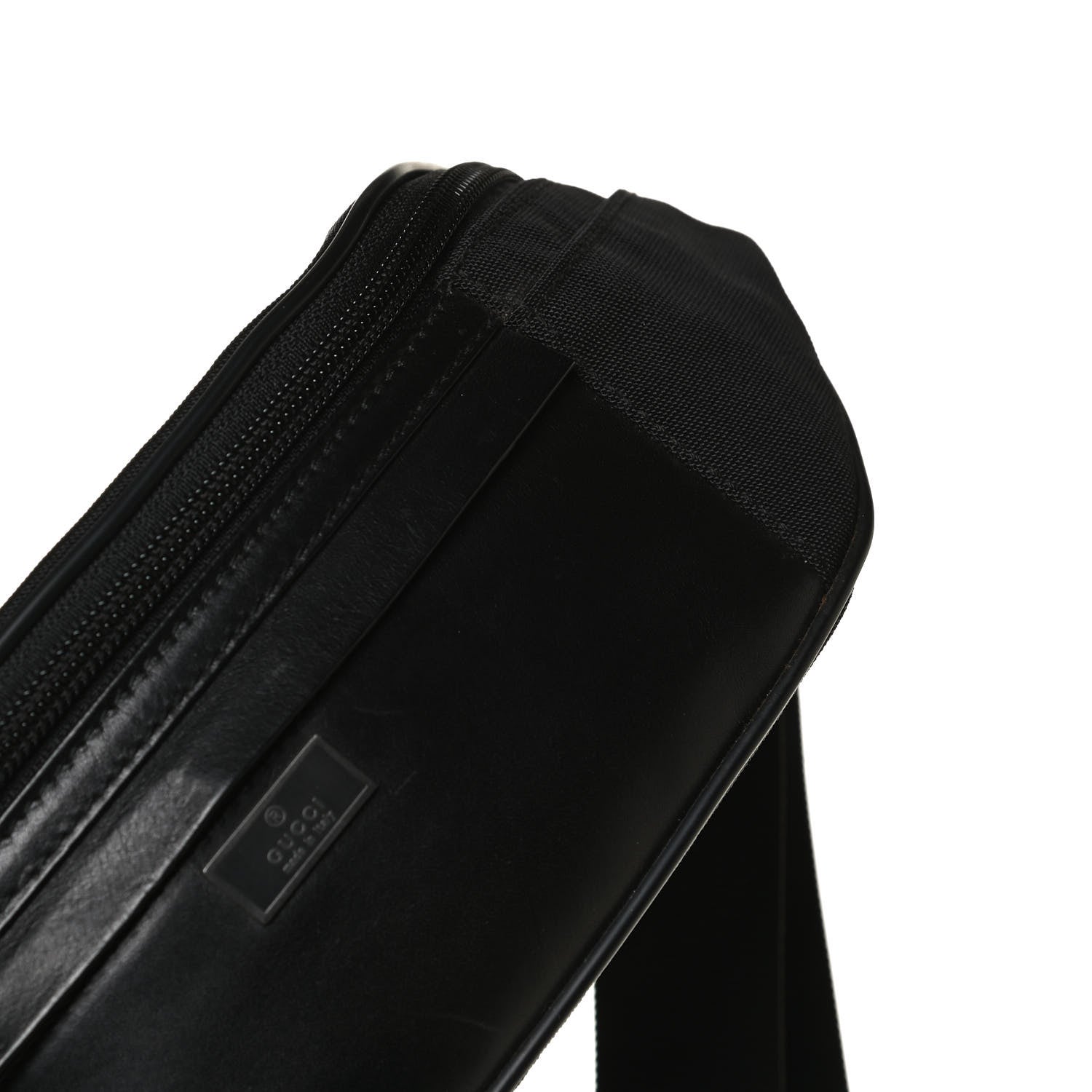 Gucci Canvas Calfskin Belt Bag Black 11 of 11