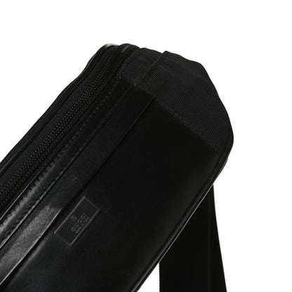 Gucci Canvas Calfskin Belt Bag Black 11 of 11