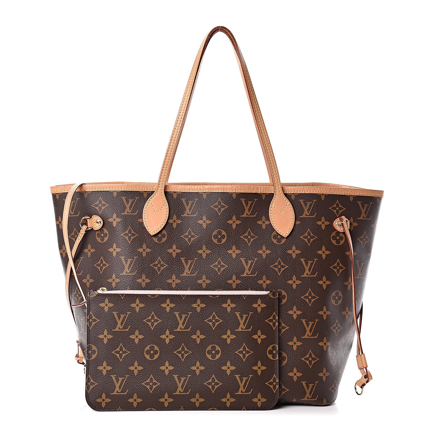 Louis Vuitton Monogram Neo Neverfull MM Rose Ballerine 1 of 15