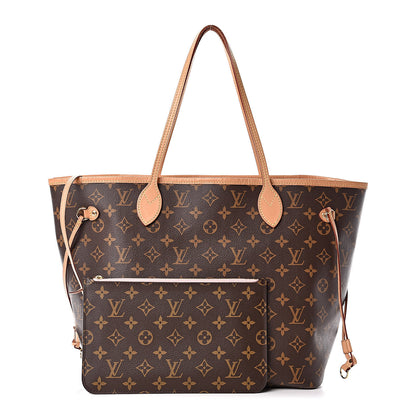 Louis Vuitton Monogram Neo Neverfull MM Rose Ballerine 1 of 15