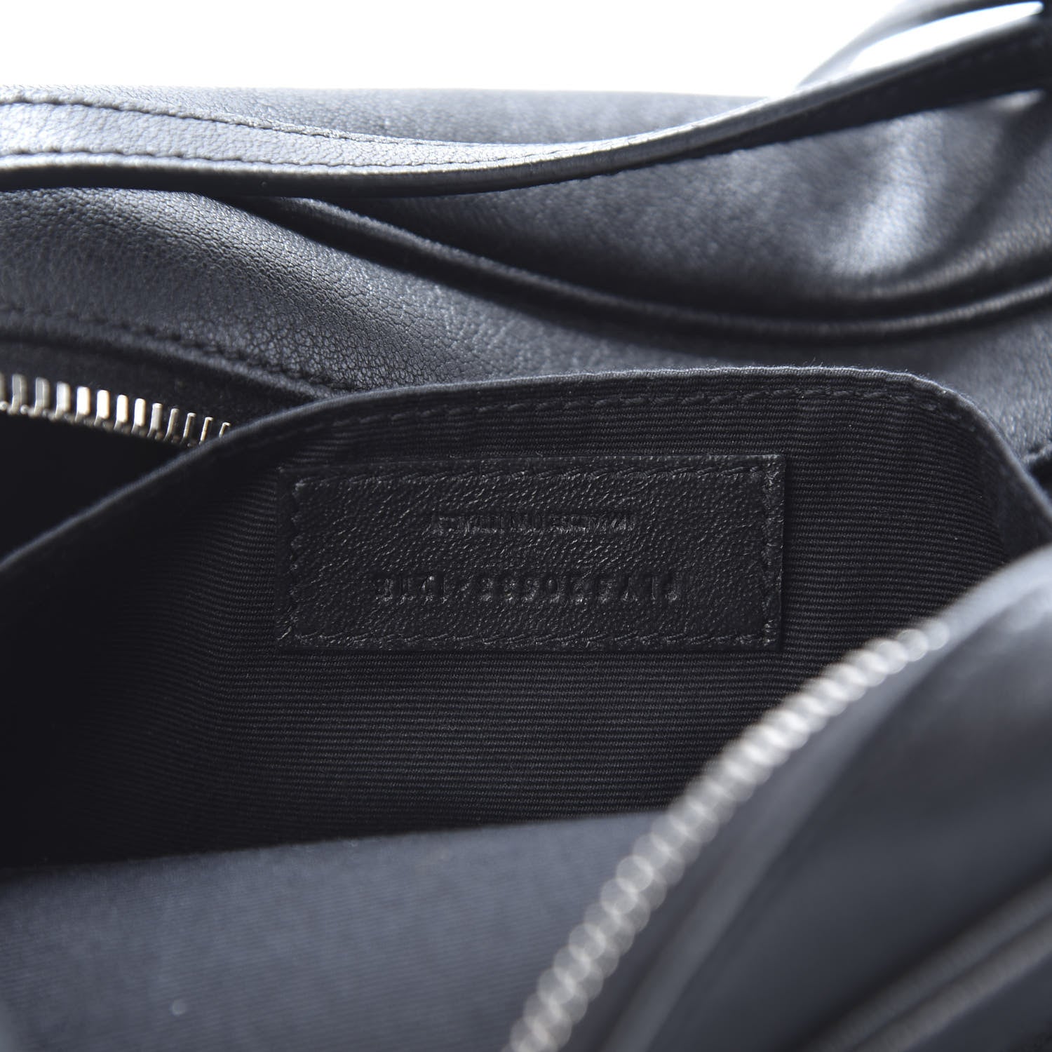 Saint Laurent Lambskin Monogram Small Lou Camera Bag Black 7 of 12