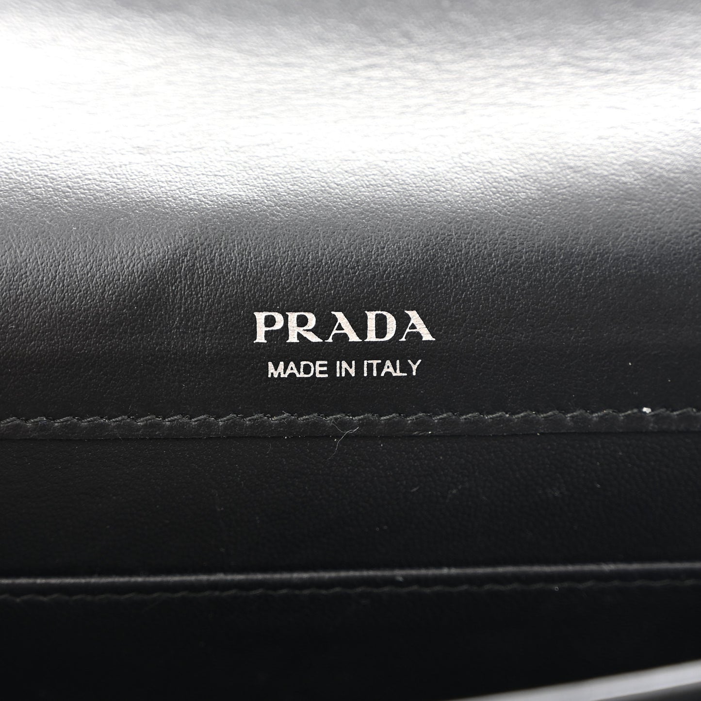 Saffiano City Calf Mini Envelope Bag Black