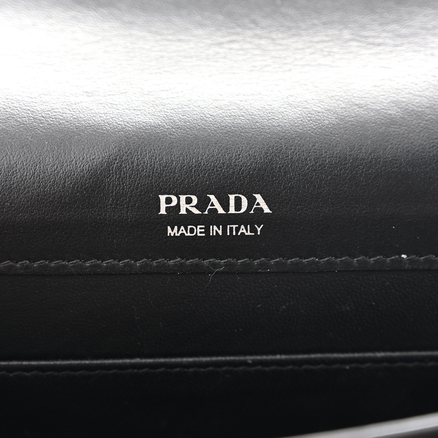 Prada Saffiano City Calf Mini Envelope Bag Black 6 of 12