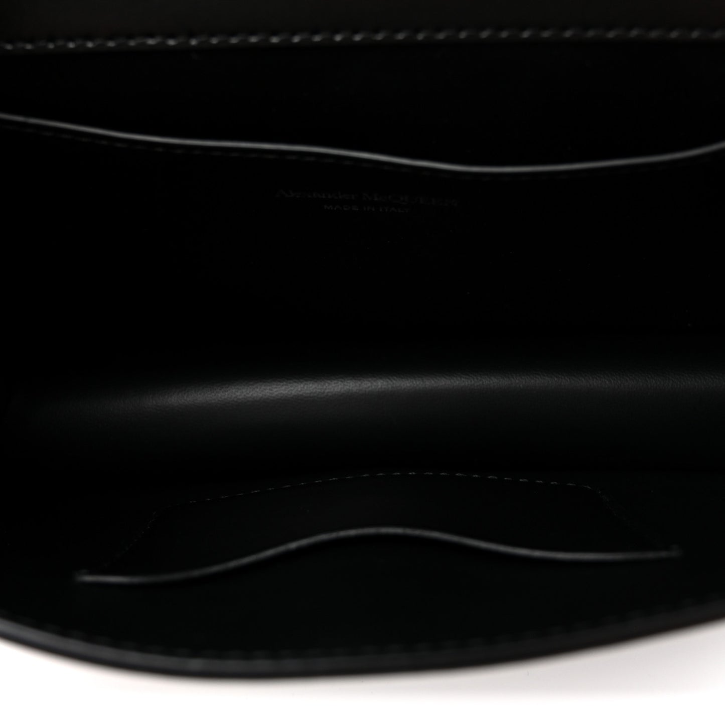 Denim Calfskin Small Slash Bag Blue Black