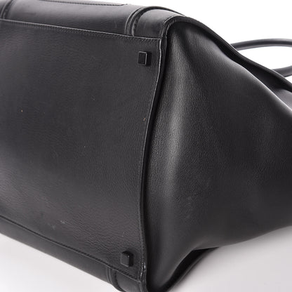 Celine Supple Calfskin Medium Phantom Luggage Black 9 of 12