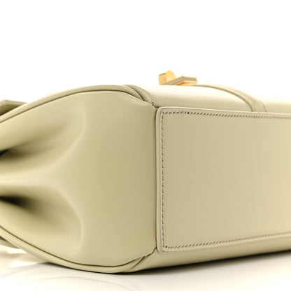 Celine Satinated Calfskin Mini 16 Top Handle Bag Almond Green 10 of 13