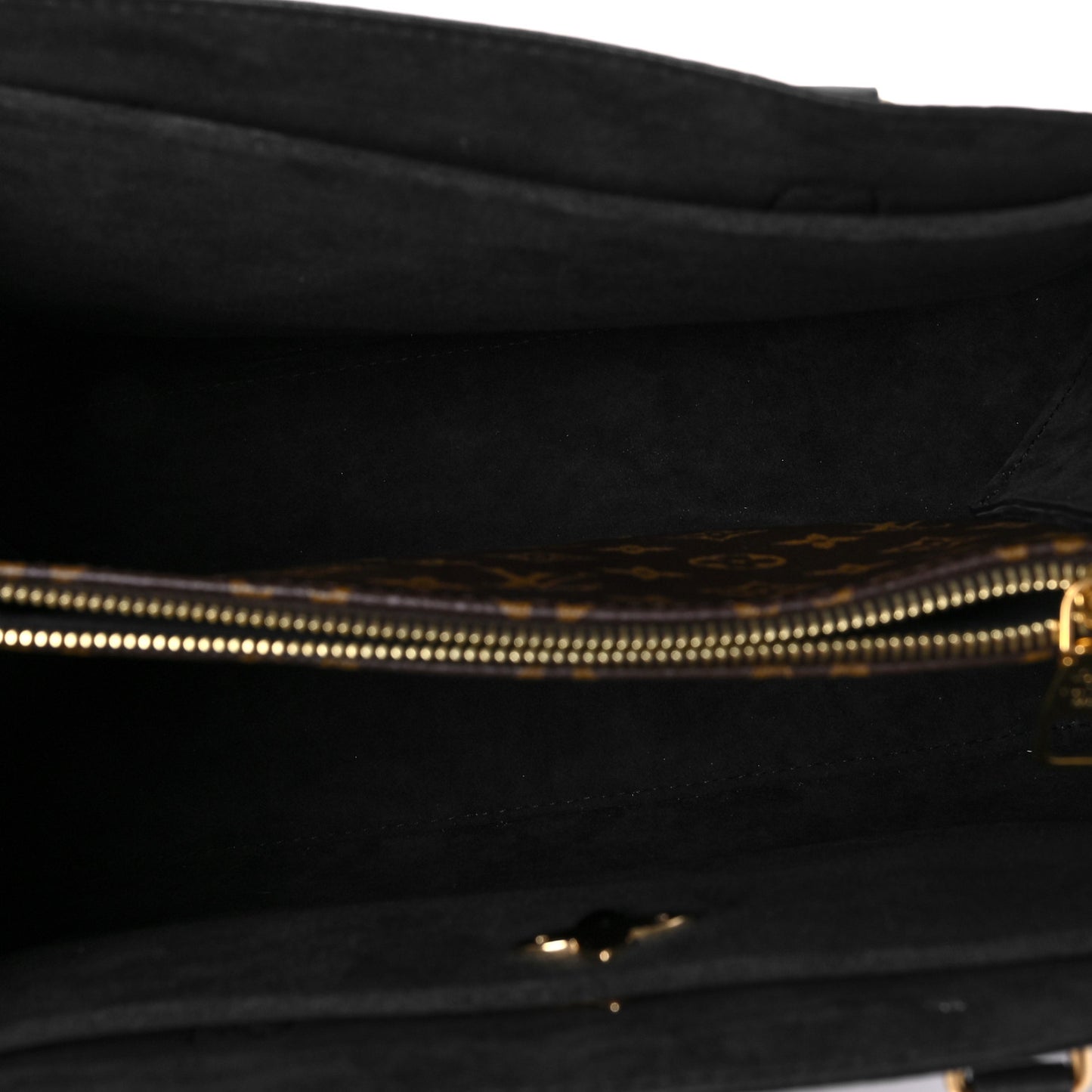 Monogram Flower Tote Black