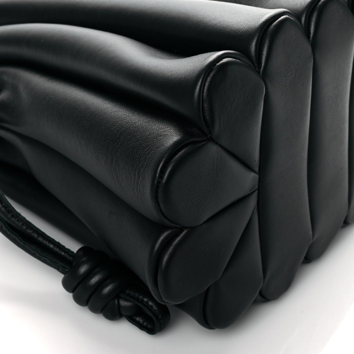 Loewe Calfskin Ondas Flamenco Knot Bag Black 8 of 9