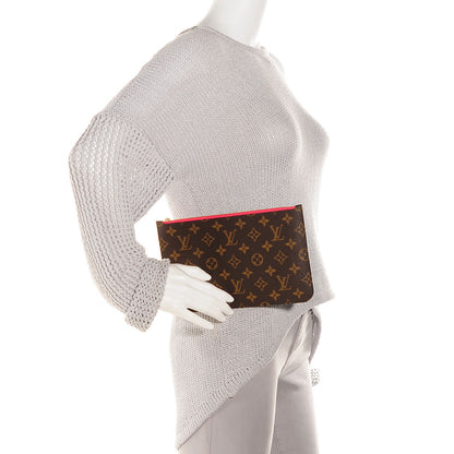 Louis Vuitton Monogram Neverfull MM GM Pochette Pivoine 2 of 7