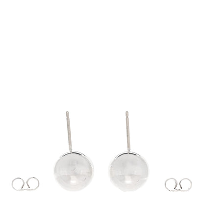 Tiffany Sterling Silver 10mm HardWear Ball Earrings 3 of 4