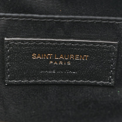 Saint Laurent Calfskin Matelasse Monogram Lou Camera Bag Dark Beige 6 of 13